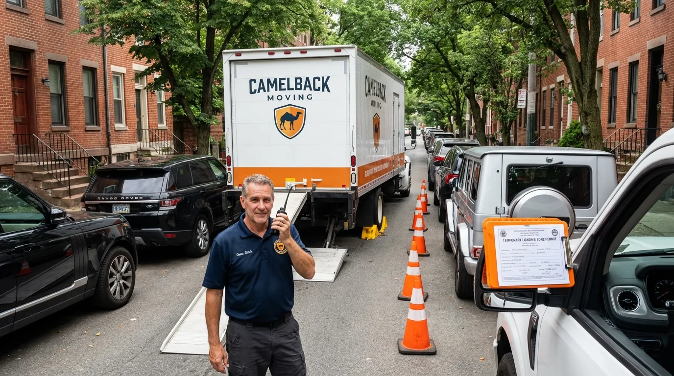 City street loading permit setup in Essex, MA